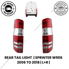 Tail Light Lens Covers L+R for Mercedes Sprinter 2006–2018 Rear Lamp Pair N/S O/S W906 Van