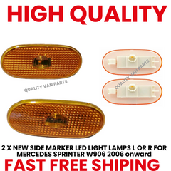 2X NEW SIDE MARKER LED LIGHT LAMPS L OR R FOR MERCEDES SPRINTER W906 2006 onwards