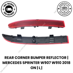 Left Rear Bumper Reflector for Mercedes Sprinter W907/W910 2018–2023 – DPD Delivery