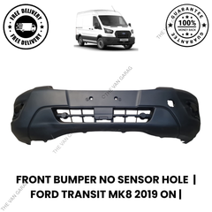 FRONT BUMPER TEXTURED BLACK FOR FORD TRANSIT MK8 2019+ GENUINE STYLE 2404363