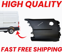 Fits Ford Transit MK8 2014-Onwards Rear Side Moulding Panel Textured Black with Hole Passenger SideLH