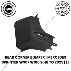 LEFT REAR CORNER BUMPER FOR MERCEDES SPRINTER W907 W910 2018+ N/S NEARSIDE