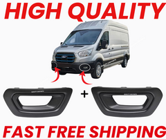 Ford Transit MK8 19- Front Bumper Grille With Fog Lamp Holes Right + Left side cover