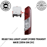 Rear Right Tail Light Lamp Lens for Ford Transit MK8 2014+ 1815607