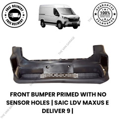 Front Bumper Skin Shell Primed for Maxus Deliver 9 (2020 Onwards)