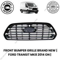 Front Bumper Grille Black for Ford Transit MK8 | BK3117B968CC5FNV