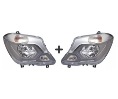 Mercedes Sprinter Headlights Pair 2014–2018 Nearside & Offside Complete Lamps Set