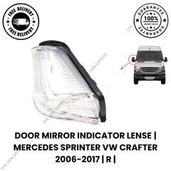 Wing Mirror Indicator Lens Clear Right Driver Side For Mercedes Sprinter 2006-2018