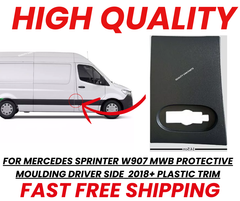For Mercedes Sprinter W907 MWB Protective Moulding Driver side 2018+ Plastic Trim