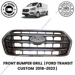Chrome Front Grille Trim Stainless Steel Fits Ford Transit Mk8 2019–2023
