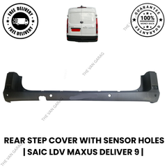 Rear Step Cover with Sensor Holes + 6 Clips for SAIC LDV MAXUS Deliver 9