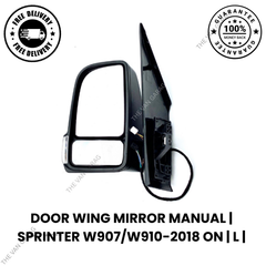 MERCEDES SPRINTER W907 W910 2018+ MANUAL LEFT WING MIRROR N/S