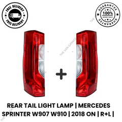 Rear Tail Light Lamps Left & Right Pair for Mercedes Sprinter 2018–2025 W907/W910