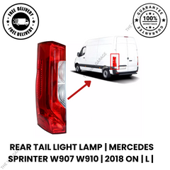 Tail Light Lamp Rear Left for Mercedes Sprinter W907 W910 2018 Onwards