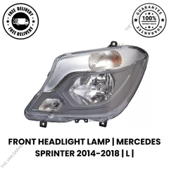 Front Headlight Lamp Left Side for Mercedes Sprinter 2014–2018 N/S Passenger Side