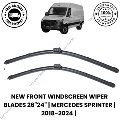 Fits Mercedes Sprinter 2012 to 2018 Windscreen Wiper Blade Front Set 26" 24"