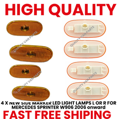 4X NEW SIDE MARKER LED LIGHT LAMPS L OR R FOR MERCEDES SPRINTER W906 2006 onward