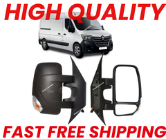 Fits Renault Master 2010-2024 Right Side Door Wing Mirror Electric Short Arm with Heating Sensor