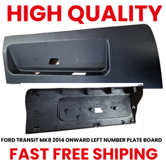 REAR NUMBER PLATE SURROUND FOR FORD TRANSIT MK8 BK31-425B29-AG5CND (2014+ON) os