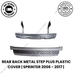 Rear Back Step with Plastic Cover for Mercedes Sprinter 2006–2017 Metal Bumper