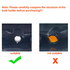 FOR FORD TRANSIT MK8 WING MIRROR INDICATOR LENS COVER LEFT + RIGHT SET 2014 ONWARDS