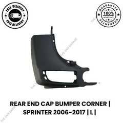 Rear Bumper End Cap Corner Mercedes Sprinter 2006-2017  Left Passenger Side – New