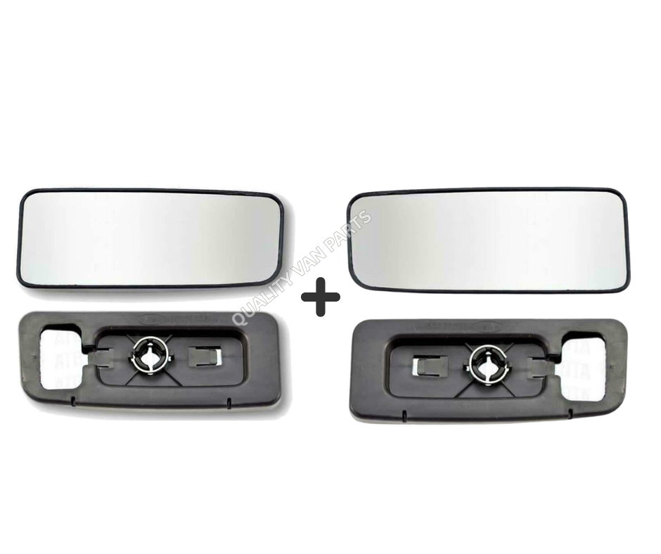 Pair Lower Wing Mirror Glass Blind Spot Left & Right for Mercedes Sprinter 2006–2019