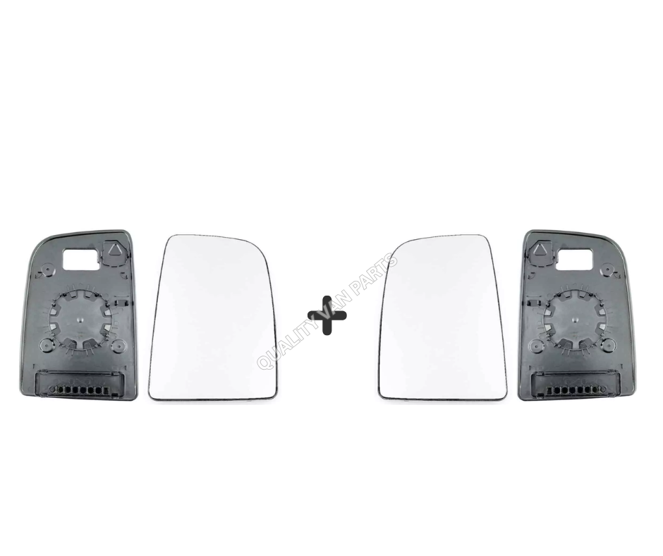 Upper Door Wing Mirror Glass Left & Right – Push-On Round – Mercedes Sprinter 2006–2018