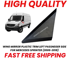 WING MIRROR PLASTIC TRIM LEFT PASSENGER SIDE FOR MERCEDES SPRINTER (2006-2018)