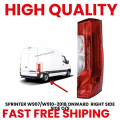 Rear Tail Light Lamp For Mercedes Sprinter W907 W910 Right Driver Side 2018+