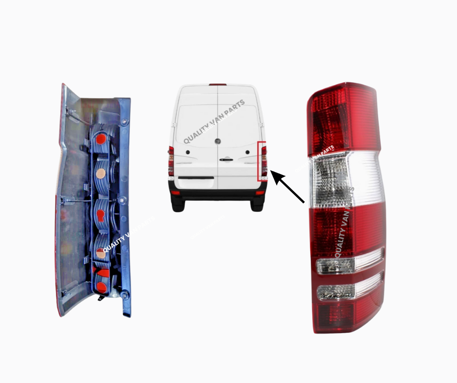 Fits Mercedes Sprinter Rear Tail Light Lens Right Side O/S Driver 2006–2018