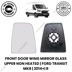 Upper Wing Mirror Glass (Non-Heated) Right  for Ford Transit MK8 2014 Onwards Driver Side
