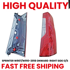Rear Tail Light Lamp For Mercedes Sprinter W907 W910 Right Driver Side 2018+
