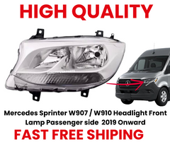 Front Headlight For Mercedes Sprinter W907 W910 Headlamp 2018 Onwards Passenger